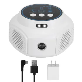 360° Ultrasonic Mice Repellent Indoor Rodent Repeller Rat Squirrel Rodent Chaser With 3 Modes 2 Strobe Lights For Kitchen Warehouse (Color: White)