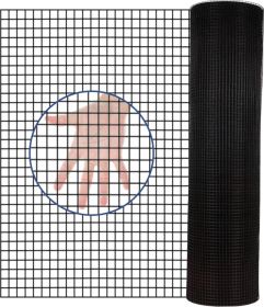 Metal Welded Barbed Wire (Color: Black)