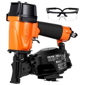 Professional Roofing Nailer CN45N, 3/4" To 1-3/4" 15 Degree Air Roofing Nail Gun, 4–5 Nails/S Ultra-Fast Nailing, 70-110 PSI Pneumatic Coil Naile (Option: Default)