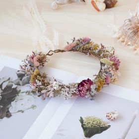 Baby Breath Crown, Dried Crown, Bride Crown, Wedding Crown, Daily Crown, Party Crown, Birthday Crown (Option: Child)