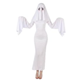 Halloween Ghost Costume Dress Set For Women (Option: Polyester fiber)
