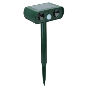 Ultrasonic Rat Repellent, Solar Motion Sensor, Rat Repellent IPX4 Waterproof, Suitable For Outdoor Use In Farms, Gardens, Courtyards (Color: Green)