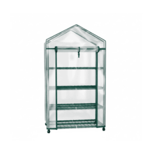 Outdoor And Indoor Small Greenhouses, Portable Greenhouses, Multi-layer Plant-growing Racks With Polyethylene Covers (Option: 27CL)